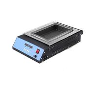 HTDRE Crisol de Soldadura de 1800 W, crisol de estaño Puro, Horno Inteligente pequeño de estaño con Doble Pantalla Digital, aleación Cuadrada