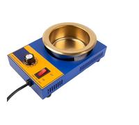 HTDRE Crisol de Soldadura de 300 W, Horno de estaño con termorregulación, baño desoldador para Soldadura, 100/80/50/37 mm, 200-480 Grados centígrados, para Soldadura y baño de Soldadura.