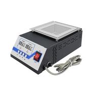 HTDRE Crisol de Soldadura SPA S66, Horno pequeño de fusión de estaño de Acero Inoxidable de 400 W, con Pantalla Digital Doble, crisol Ajustable para Soldadura (Spa-s66)