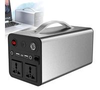 HTDRE Estación de energía portátil, batería Externa de 300 W, Capacidad de 90000 mAh, 6 Puertos, Ideal para Acampar, Aventuras al Aire Libre y Suministro de energía de Emergencia.