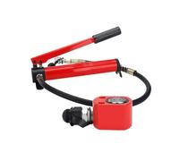 HTDRE Gato hidráulico con retracción automática, Gato con Capacidad de 50 toneladas con Bomba Manual CP-700, Kit de Cilindro hidráulico, múltiples ángulos de Uso,