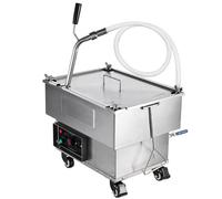 HTDRE Máquina de filtrado de Aceite para freidoras comerciales, Bomba de 300 W de Alta eficiencia para cocinas y restaurantes, soluciona Las Necesidades de filtración de Aceite.