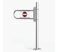 HTDRE Puerta batiente metálica automática de Cierre automático para Entrada de supermercado, Puerta batiente Doble Manual, Puerta de Barrera unidireccional para Cajas registradoras.