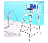 HTDRE Silla de socorrista con Escalera, Torre de observación de Seguridad para Piscinas, Orificio para sombrilla y escalones Antideslizantes.
