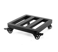 HTDRE Soporte metálico Resistente para Plantas con Ruedas - Carro Rectangular Duradero para Plantas de Uso Interior/Exterior, Soporte de Hierro para macetas, fácil de Mover.