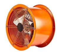 HTDRE Ventilador axial antiexplosivo, de Tubo cilíndrico de 10 Pulgadas, 240 W, 1420 RPM, Extractor para cocinas, almacenes, Uso Industrial (Cabina de Pintura en Aerosol).