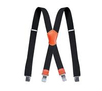 HTDVIG Tirantes para Hombre Suspenders for Men Work Outdoor Heavy Duty Big and Tall 3.8cm Wide X-Back 4 Strong Metal Clips Adjustable Elastic Trouser Braces