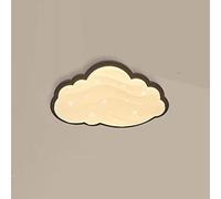 HTERWQEA LED Cloud Ceiling Light 42W Semi Flush Mount Ceiling Lamp Kids Bedroom Chandelier Wood