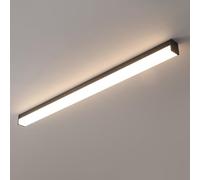 HTERWQEA Modern LED Linear Ceiling Light Long Chandelier Strip Line Close to Ceiling Lamp Lighting Fixture for Bedroom Kitchen Island Closet Hallway 3 Color Mode