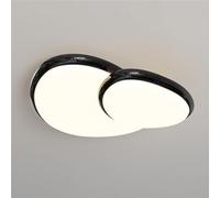 HTERWQEA Modern Pebble Chandelier 22.8 Inch 37W LED Flush Mount Ceiling Light with Remote Control Dimming for Living Room Restaurant Bedroom