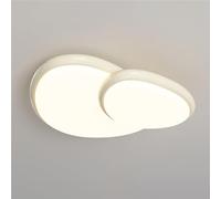 HTERWQEA Modern Pebble Chandelier 22.8 Inch 37W LED Flush Mount Ceiling Light with Remote Control Dimming for Living Room Restaurant Bedroom