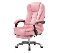 HTERWQEA Silla ejecutiva reclinable Oficina con Acolchado Extra, Masaje, ergonómica, Estable, conexión Tres Puntos, apoyabrazos Que Alivia la Fatiga