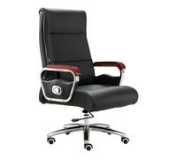HTERWQEA Silla Oficina ejecutiva Cuero reclinable for computadora con función giratoria, Respaldo cómodo, Asiento elevable Ajustable for Uso doméstico y Comercial