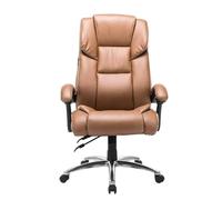 HTERWQEA Silla Oficina ejecutiva Estilo Carreras con Respaldo Alto, Silla ergonómica Cuero función inclinación y, reposabrazos Acolchados, cómoda computadora for Juegos en casa