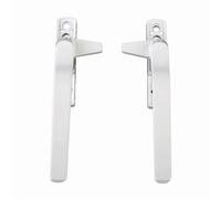 HTGAOO Manillas de ventana Aleación aluminio abatible Cierres plástico y acero for cerradura puerta abierta Hebilla Piezas repuesto Tope (Izquierdo)(Left)