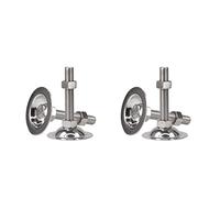 HTGAOO Patas niveladoras aptas for maquinaria y Equipos de Muebles, Juego 4 Piezas, Patas Ajustables con Rosca M14 (D76 * 150 mm)(D76*m14*120mm)