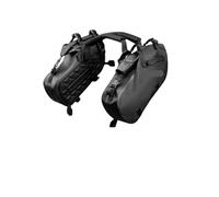 HTGMTGPACC Alforja De Motocicleta para BMW para Kawasaki para Yamaha Motocicleta Impermeable Equipaje Viaje Alforjas Motocicletas Bolsa Lateral Universal(48L Black)