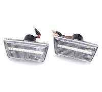 HTGMTGPACC Luces De Giro Indicadoras Para Opel Para Adam Para Astra Para Corsa Para Insignia Luz Señal Giro LED Marcador Lateral Dinámico Fluido(Dynamic crystal)