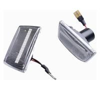 HTGMTGPACC Luces De Giro Indicadoras Para Opel Para Insignia Para Astra Luz LED Dinámica Posición Lateral Intermitente Secuencial(Dynamic Crystal)