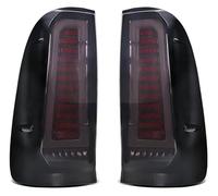 HTGMTGPACC Luces De Giro Indicadoras Para Toyota Para Hilux Para Vigo 2004-2015 Luz Advertencia Freno Trasero Giro Dinámica Marcha Atrás Trasera LED 12 V 1 Juego(Style C Smoke)