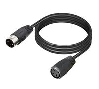 HTGuoji Adaptador de cable DIN de 3 pines, conector DIN de 3 pines macho a hembra para configuración de sonido profesional, dispositivos de sonido y vídeo. (1,5 metros)
