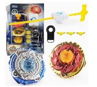 HTGWCG 1 Pieza Peonza para niños Metal Juguete niños, Battle Tops peonza, con 1 transmisor Juguete, Toy Boys, Super Whiske, Color, Adecuado para niños Mayores de 7 años, Regalo de cumpleaños (Naranja)