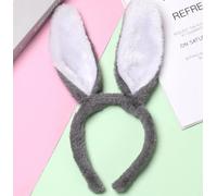 HTGWCG 3 Piezas Diadema de Orejas de Conejo de Felpa, Diademas de Conejo para Adultos Niños, para Cabeza Orejas de Conejitas Fluffy Accesorio de Disfraz Disfraz Carnaval y Pascua