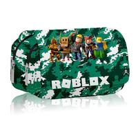 HTGWCG Astuccio Cartoon per Matite di Grande Capacità,Anime Portamatite Multifunzione Astuccio Astuccio Anime,Game astuccio Penne Kids,Doppia Cerniera Tela Impermeabile Astuccio per Uomini e Donn