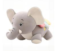 HTGWCG Elefante Peluche,Elephant Teddy, Gris Elefante Juguete de Peluche Animales Suave Kawaii, Regalos Bonito para Niñas Niños Cumpleaños Navidad