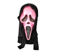 HTGWCG Scream Mask for Halloween Mask, Ghost Face Mask, Horror Movie Latex Scream Mask, Kid Adult Party M-ask f-or Cosplay Props Carnival Halloween