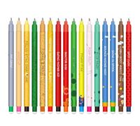 HTGWCG Set of erasable gel pens - Bolígrafo de gel borrable, ball on the end to remove temperature sensitive, tip diameter 0.7 mm (16 bolígrafos borrables de dibujos animados)