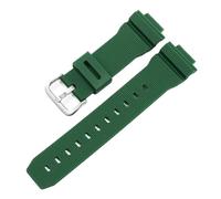 HTHRRFE Accesorios de reloj compatibles con Casio G-Shock DW5600 DW6900 G5600 G5700 GW-M5610 GW-5000 GM5610 GWX5600 Correa de silicona de 16 mm(Green Silver)