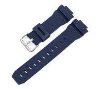 HTHRRFE Accesorios de reloj compatibles con Casio G-Shock DW5600 DW6900 G5600 G5700 GW-M5610 GW-5000 GM5610 GWX5600 Correa de silicona de 16 mm(Blue Silver)