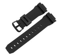HTHRRFE Accesorios de reloj compatibles con Casio G-Shock DW5600 DW6900 G5600 G5700 GW-M5610 GW-5000 GM5610 GWX5600 Correa de silicona de 16 mm(Black black)