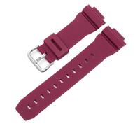 HTHRRFE Accesorios de reloj compatibles con Casio G-Shock DW5600 DW6900 G5600 G5700 GW-M5610 GW-5000 GM5610 GWX5600 Correa de silicona de 16 mm(Red silver)