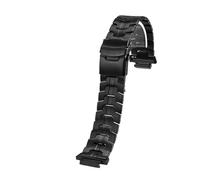 HTHRRFE Compatible con correa de reloj Casio GA2100 2110 GA-B2100, adaptador rápido de aleación de titanio, hebilla desplegable de correa GA-2100, accesorios for reloj(Noir,For GA-2100)