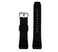 HTHRRFE Compatible con el reloj de buceo CASIO Swordfish MDV-106 MDV-107 MTP-VD01D Efr-303l Correa de reloj Correa de silicona 22 mm Correa de muñeca for hombre naranja y verde(Black Silver,20mm)