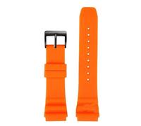 HTHRRFE Compatible con el reloj de buceo CASIO Swordfish MDV-106 MDV-107 MTP-VD01D Efr-303l Correa de reloj Correa de silicona 22 mm Correa de muñeca for hombre naranja y verde(Orange black,22mm)