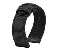 HTHRRFE Compatible con Longines Seiko IWC Pilots The Little Prince Mark Series Correa de reloj con parte inferior de goma de nailon 20 mm 22 mm Correa de muñeca impermeable for hombres(B Black black B