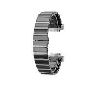 HTHRRFE Correa de cerámica for reloj Casio DW-5600, compatible con Casio Small Square DW5600, GW-M5610 y GW-B5600, con caja de acero inoxidable y accesorios.(Black silver silver,5610)