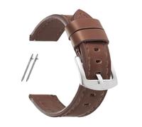 HTHRRFE Correa de piel de becerro retro de 18 mm, 20 mm, 22 mm, 24 mm, compatible con Huawei Watch GT5/GT4/GT3, compatible con Seiko Watch Band Sport de liberación rápida, 20MM_BLACK BUCKLE, Acetato