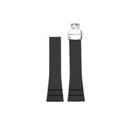 HTHRRFE Correa de reloj CASIO GMW-B5000 35.º aniversario, 3459, cuadrados pequeños, de caucho fluorado, for hombre.(Black-steel buckle)