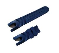 HTHRRFE Correa de reloj de caucho negro y azul de 26 mm compatible con Invicta Reserve Venom 0361 (53,7 mm, 6051-24258), accesorios cómodos.(Deep blue)