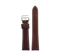 HTHRRFE Correa de reloj de piel de becerro retro con degradado de cera de liberación rápida, compatible con correas universales de 17 mm, 18 mm, 19 mm, 20 mm, 21 mm, 22 mm y 24 mm.(Dark Brown,19mm)