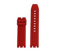HTHRRFE Correa de reloj deportiva de silicona compatible con la serie Tissot Racing T115417A, correa de reloj especial de doble muesca T115.427 for hombre.(Red no buckle)