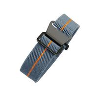 HTHRRFE Correas de reloj de nailon elásticas compatibles con paracaídas francés de los años 60 compatibles con correa Rolex Seiko Tudor Water Ghost 18 20 22 mm(D-Gray Orange-Black,18mm)