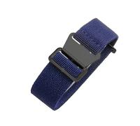 HTHRRFE Correas de reloj de nailon elásticas compatibles con paracaídas francés de los años 60 compatibles con correa Rolex Seiko Tudor Water Ghost 18 20 22 mm(Blue-Black,22mm)
