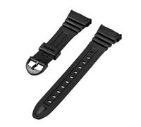 HTHRRFE Pulsera de silicona de resina compatible con G-shock Casio W-96H, correa de reloj de goma deportiva con accesorios de repuesto originales(Black Yellow)