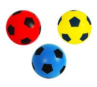 HTI Balón de fútbol de Esponja, Talla 5 (3 Paquetes de 19,4 cm)