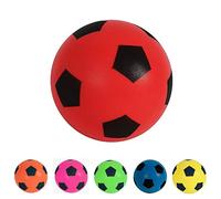 HTI Fun Sport Softbol Fußball Größe 5 20cm | Indoor/Outdoor Kinder Softbälle aus Schaumstoff | Schaumstoffball Fussball für Erwachsene, Jungen und Mädchen Jeden Alters